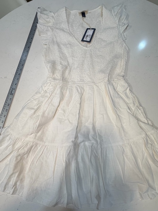 Universal Thread Dresses & Skirts - Universal Thread Cream Smocked Textured Dress